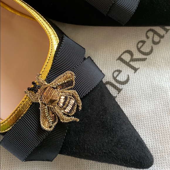 Gucci Suede Embellished Pumps - Picture 7 of 10